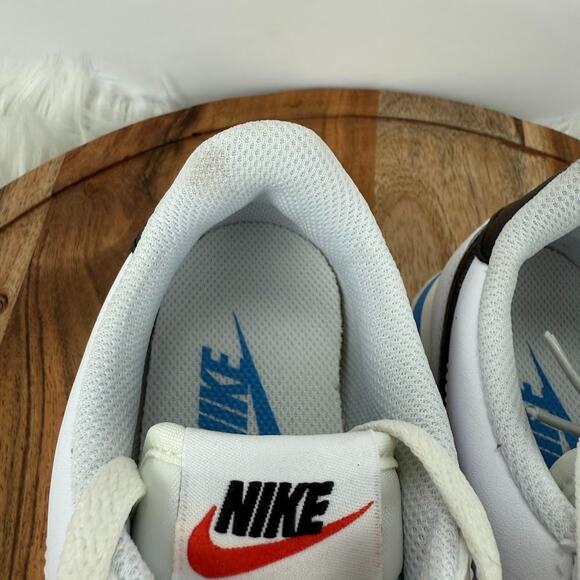 WMNS NIKE CORTEZ WHITE-BLACK-LIGHT PHOTO BLUE-SAIL SZ‎ 5.5 DN1791-100 - Picture 4 of 10